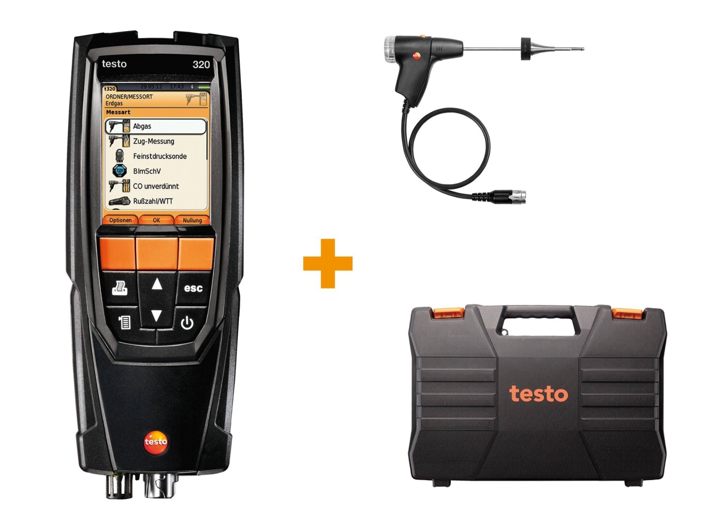 Analizador de combustión testo 320 B