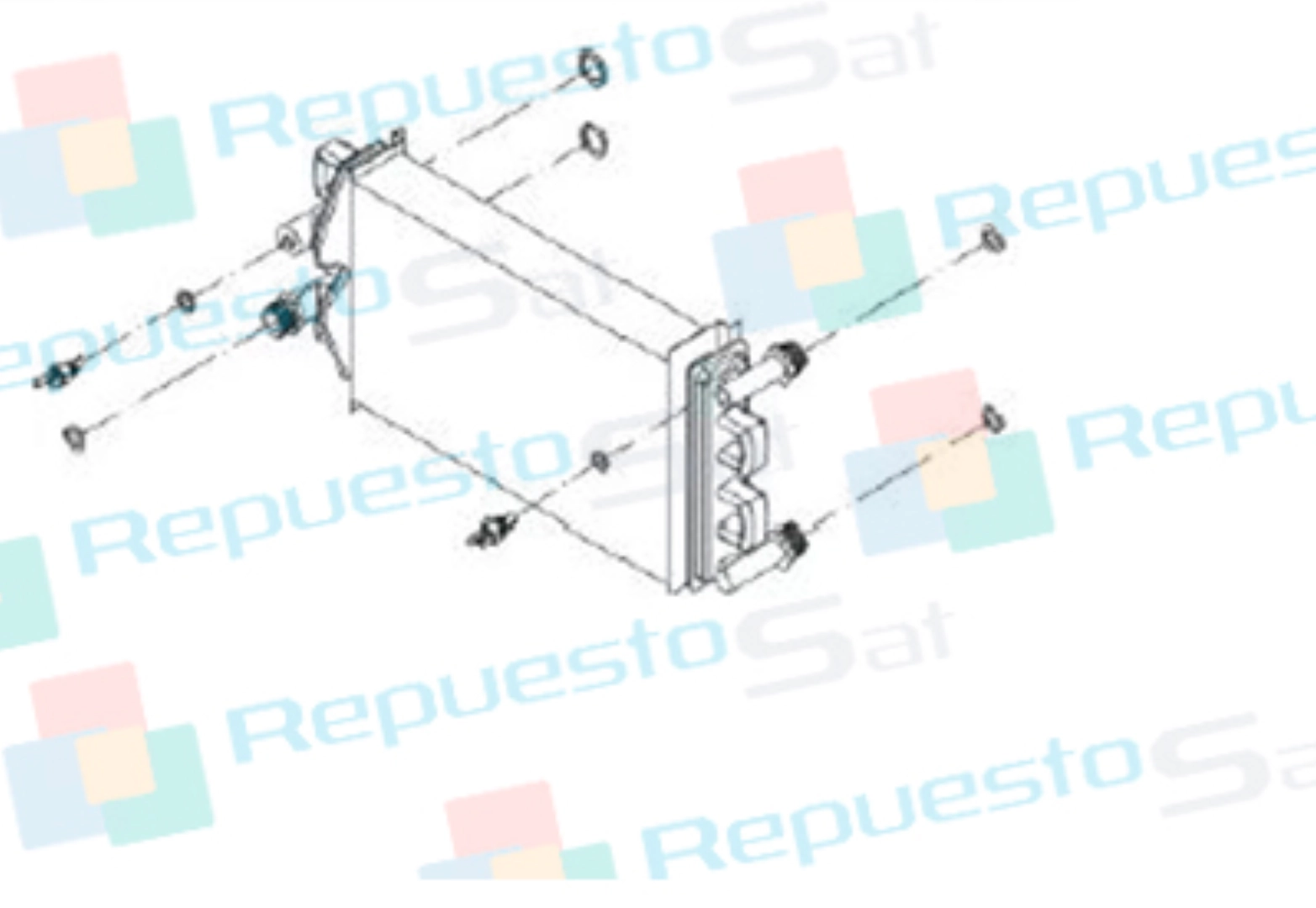 KIT INTERCAMBIADOR BITÉRMICO + JUNTAS PLANAS