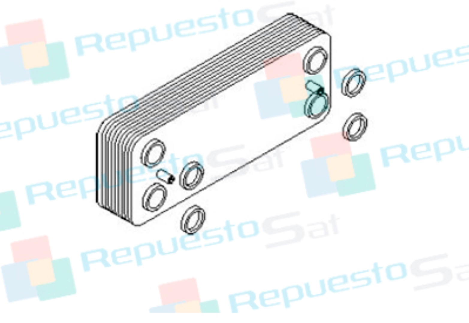 INTERCAMBIADOR CALOR-ACS 10 PLACAS ALTAIS
