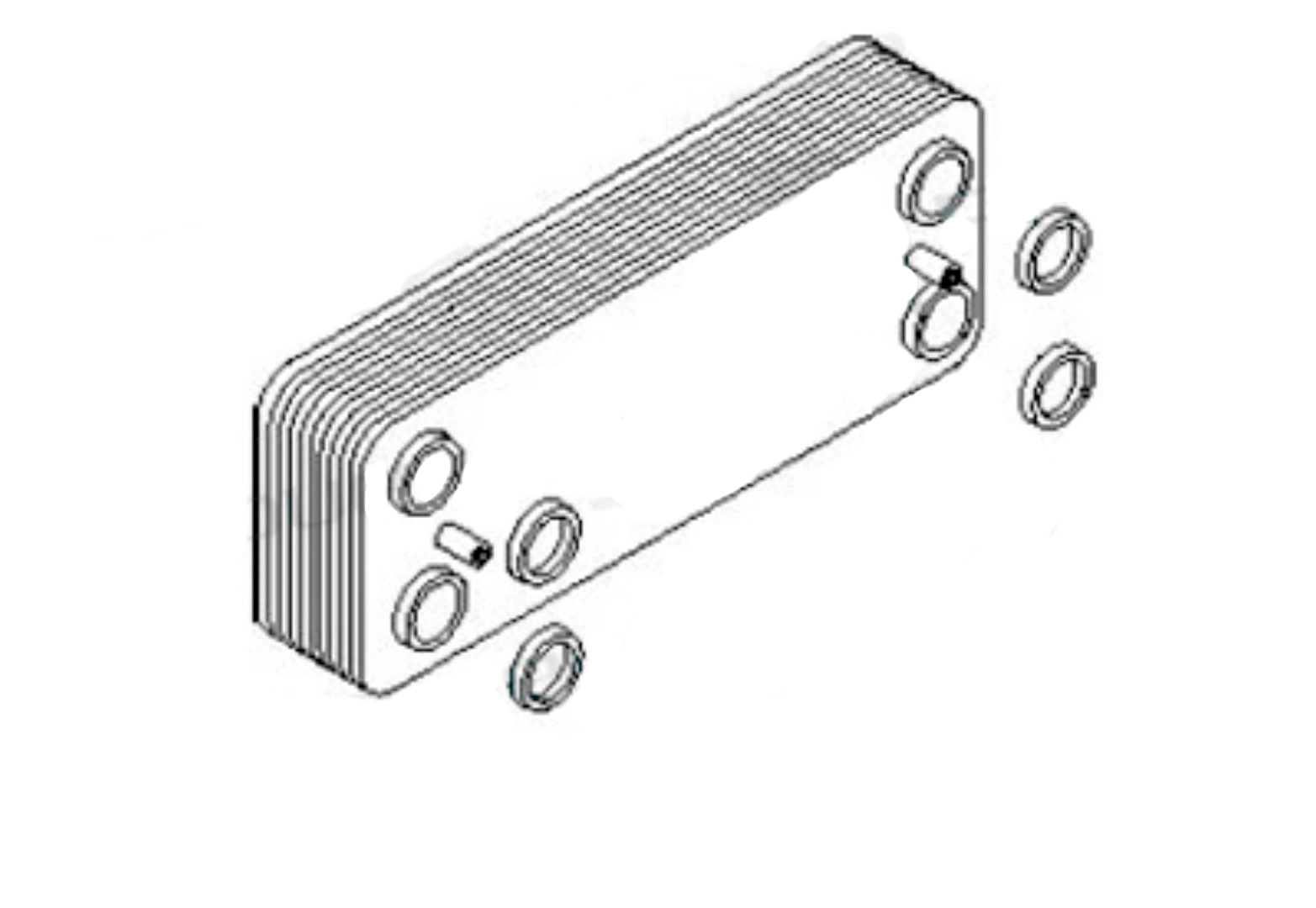 INTERCAMBIADOR CALOR-ACS 12 PLACAS DEIMOS
