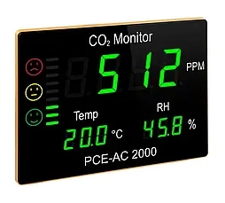 Medidor de CO2 PCE-AC 2000