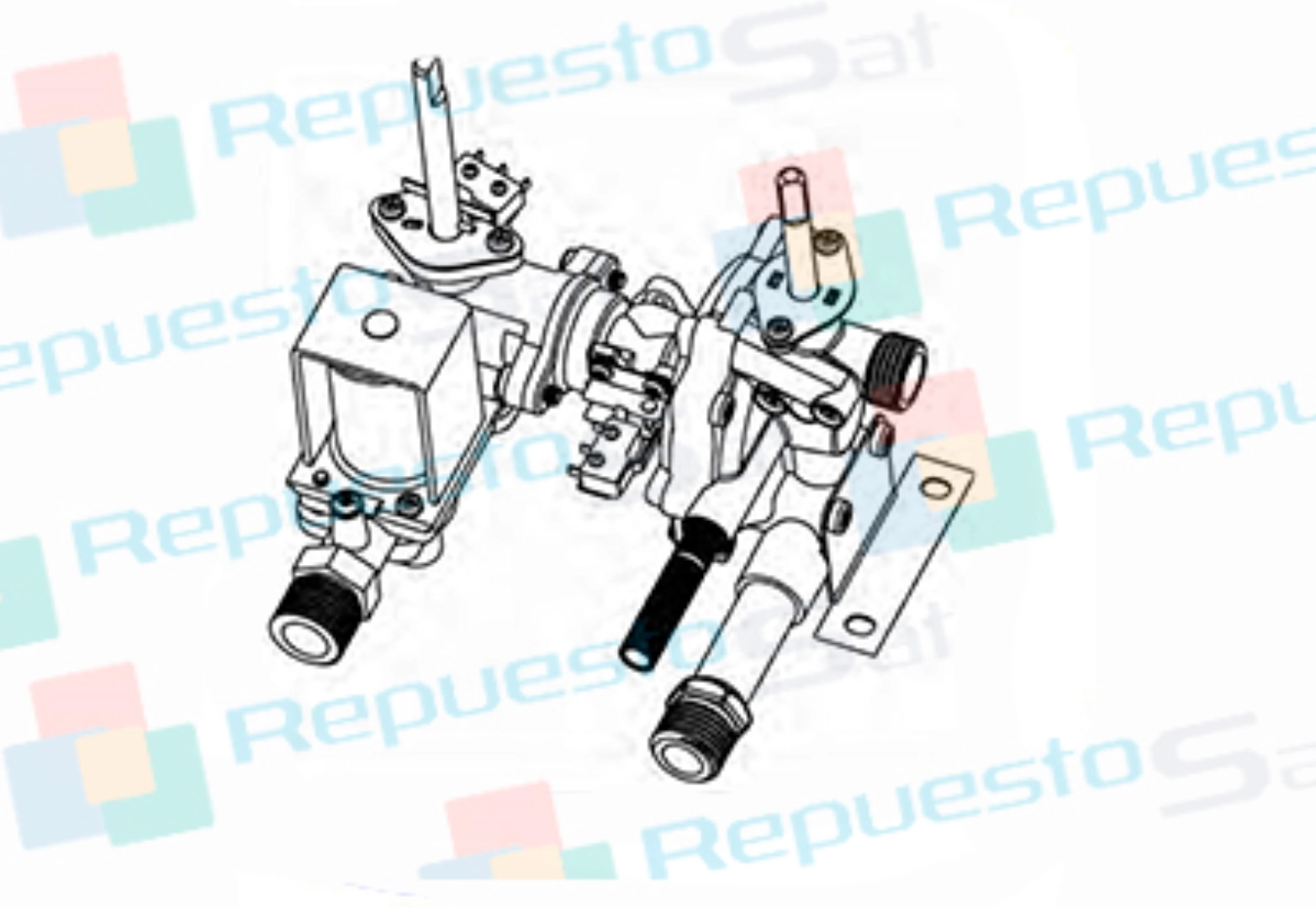 CUERPO AGUA-GAS COBGN(398C0190