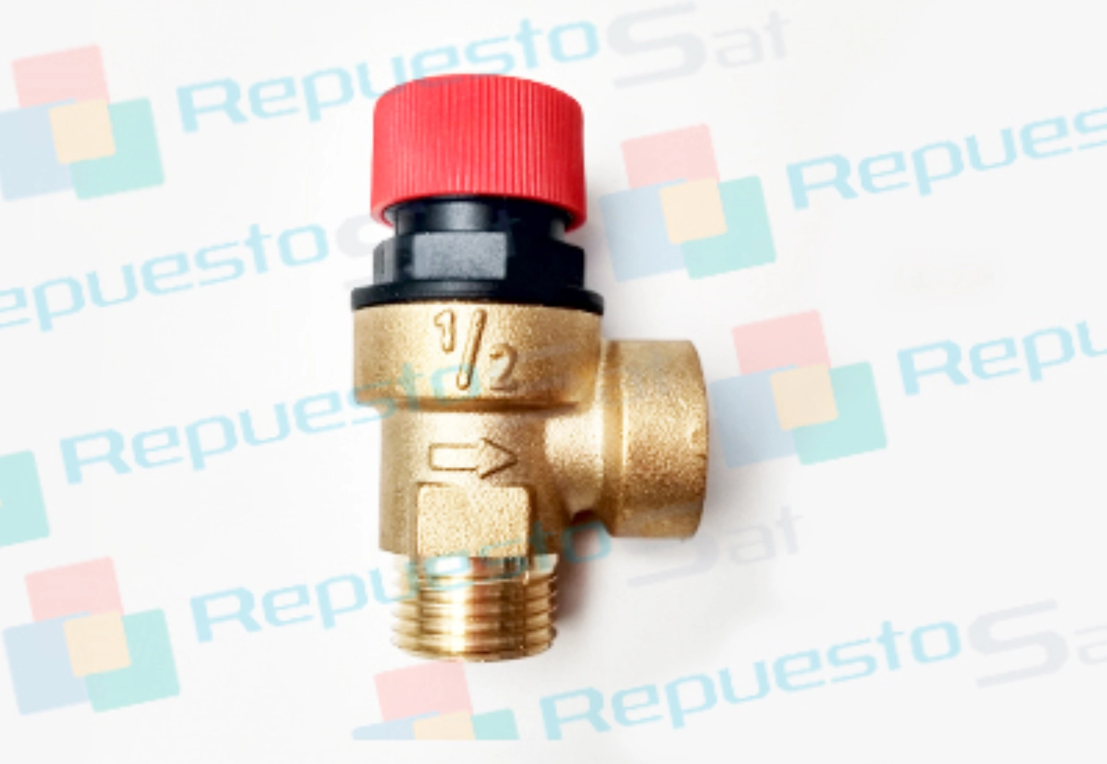 Válvula seguridad 3 bar  E-M 1/2    S-H 1/2