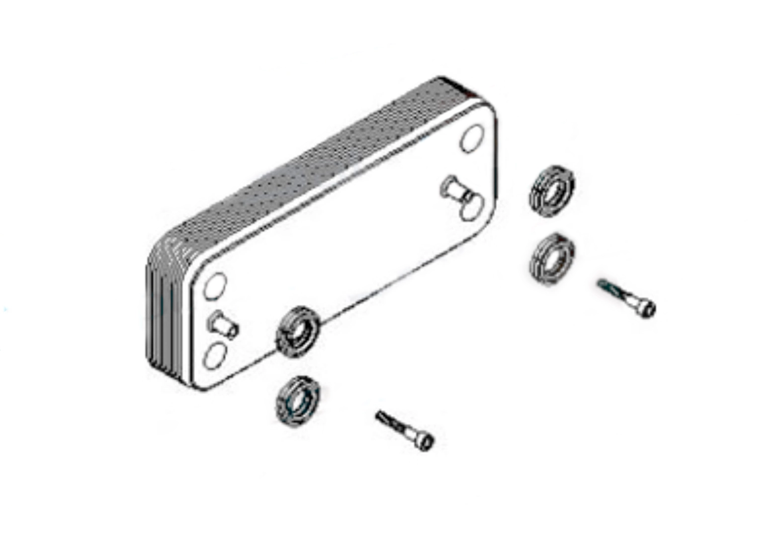 KIT INTERCAMBIADOR PLACAS VICTORIA CONDENS 24/24F