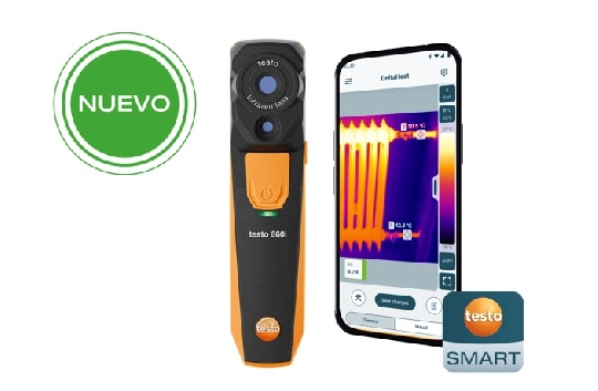Cámara termográfica testo 860i - Para smartphones y tablets, y conectividad a la App testo Smart
