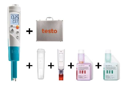 Producto Set pHmetro testo 206-pH1
