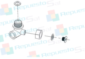 CONJUNTO RÁCORD VASO DE EXPANSIÓN PARA BOMBA DE 3 VÍAS