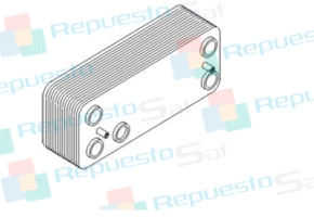 Producto INTERCAMBIADOR 14 PLACAS NOVANOX/PLATINUM COMPACT 28/28F