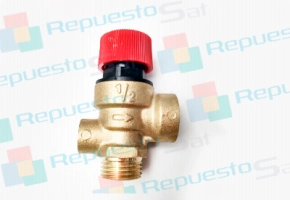 Válvula seguridad 3 bar  E-M 1/2    S-H 1/2  (T. manómetro)