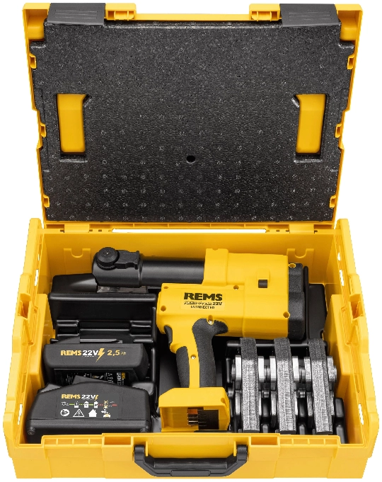 Producto REMS Akku-Press 22V Connected Set U 16+20+25 L-Boxx
