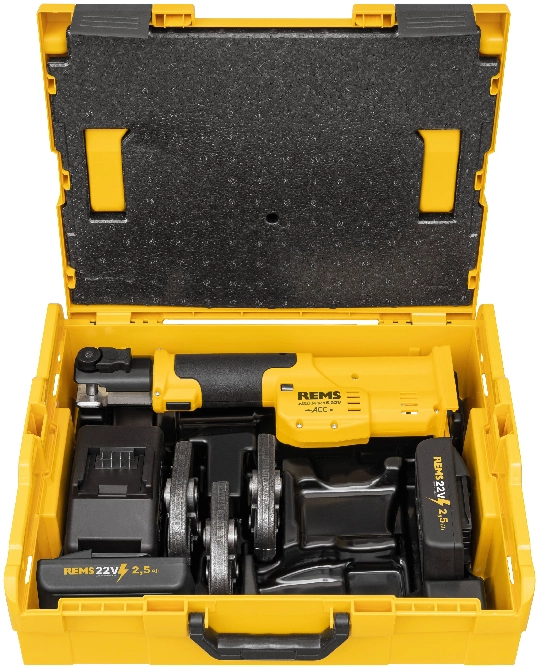 Producto REMS Mini-Press S 22V ACC Basic-Pack L-Boxx + Akku 2´5 Ah