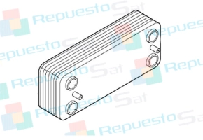 Producto INTERCAMBIADOR SANITARIO 28KW