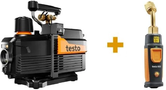 Producto Set testo 565i - Bomba automática 7CFM y vacuómetro testo 552i