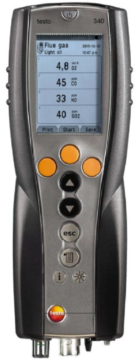 Producto Analizador de combustión testo 340 - Set básico
