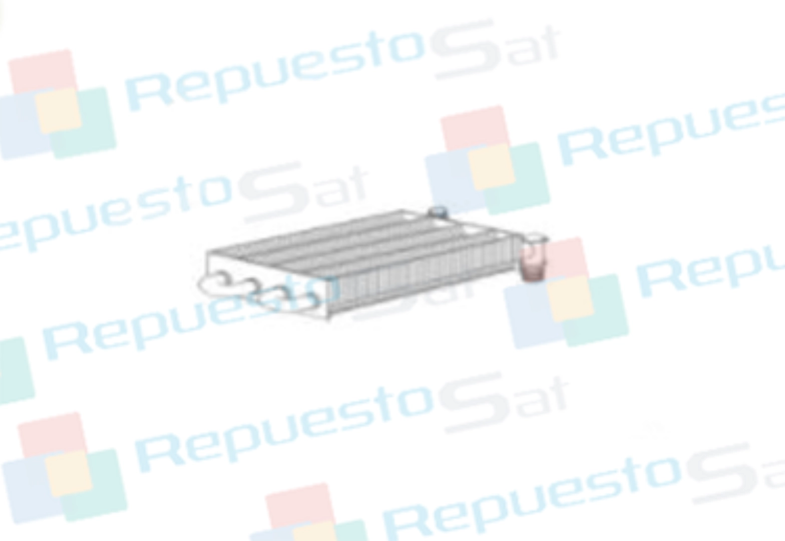 INTERCAMBIADOR AGUA - GAS CONEXIÓN MACHO